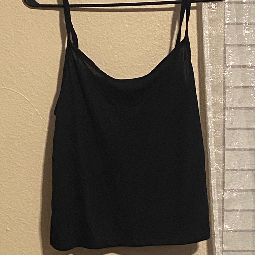Black tank top